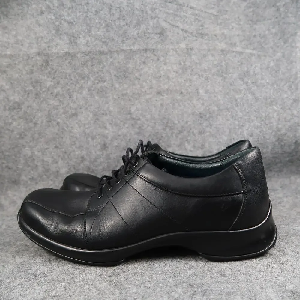 Dansko Shoes Mens 42 Oxford Ty Black Leather Dress Career Lace Up Comfort Casual